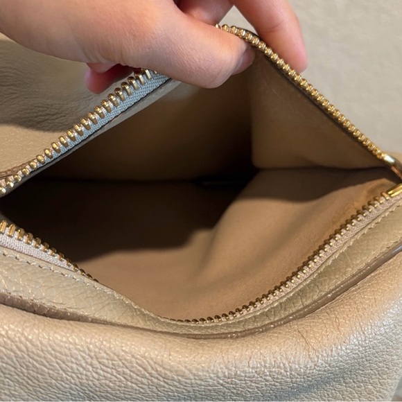 Chloe Light Gray Leather Tote - Picture 8 of 14